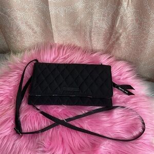 Vera Bradley RFID Quilted Wallet w/ Removable Crossbody Strap